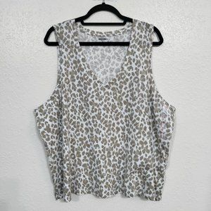 Old Navy Everywear Women's Leopard Print Tank Top XXL